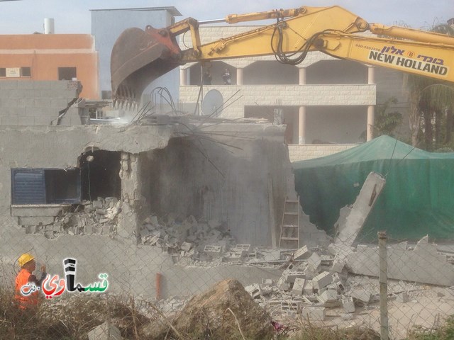 طمرة: الشُرطة تهدم منزل المواطن عمر ياسين
